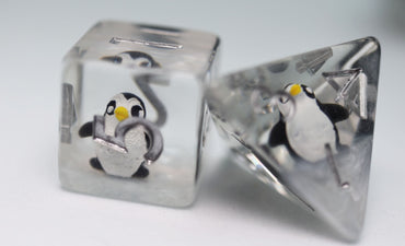 Baby Penguin RPG Dice Set