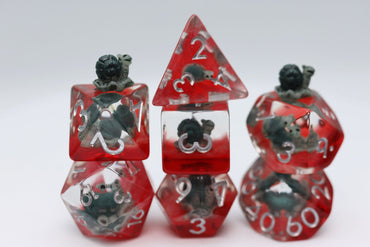 Foam Brain Games | Speedy the Snail RPG Dice Set | The Nerd Merchant