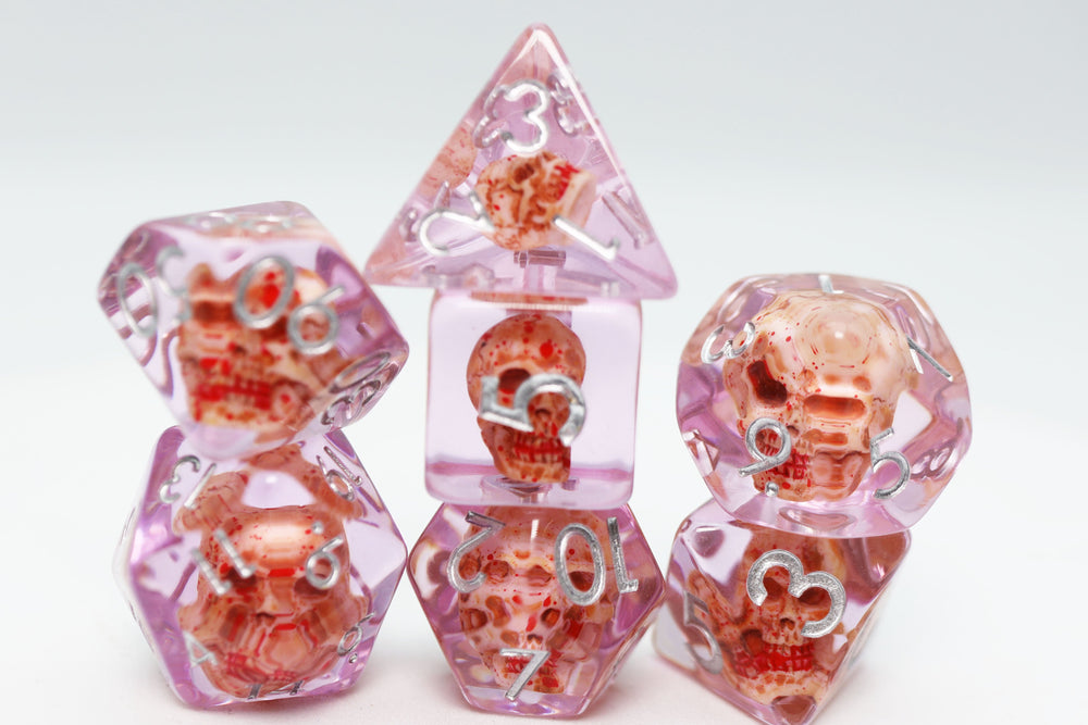 Bloody Skull RPG Dice Set