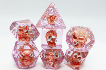 Foam Brain Games | Bloody Skull RPG Dice Set | The Nerd Merchant