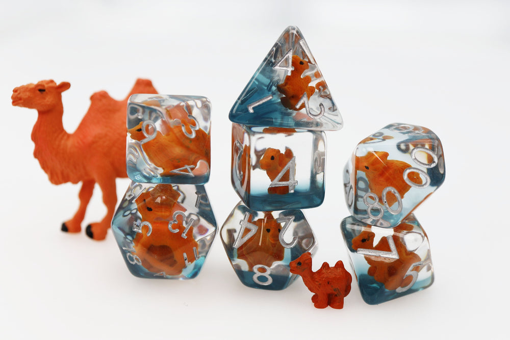 Foam Brain Games | Caravan Camel RPG Dice Set | The Nerd Merchant