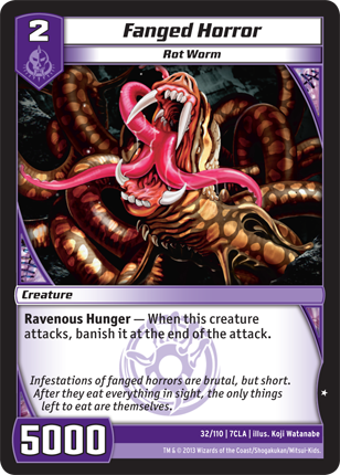 Kaijudo | Fanged Horror - Level 2 (07CLA) | The Nerd Merchant