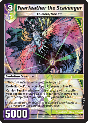 Kaijudo | Fearfeather the Scavenger - Level 3 (10INV) | The Nerd Merchant