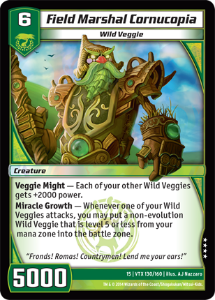 Kaijudo | Field Marshal Cornucopia - Level 6 (15VTX) | The Nerd Merchant