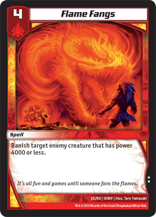 Kaijudo | Flame Fangs - Level 4 (10INV) | The Nerd Merchant