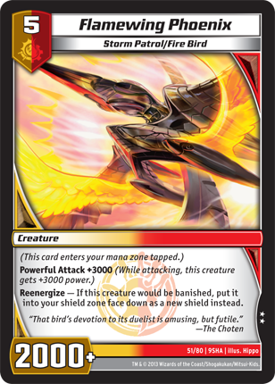 Kaijudo | Flamewing Phoenix - Level 5 (09SHA) | The Nerd Merchant