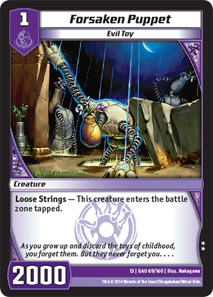 Kaijudo | Forsaken Puppet - Level 1 (13GAU) | The Nerd Merchant