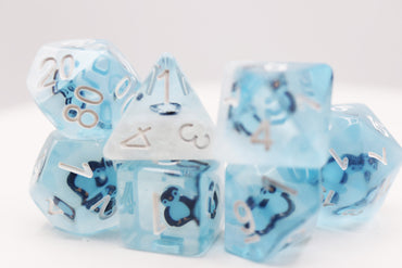 Foam Brain Games | Frozen Penguin RPG Dice Set | The Nerd Merchant