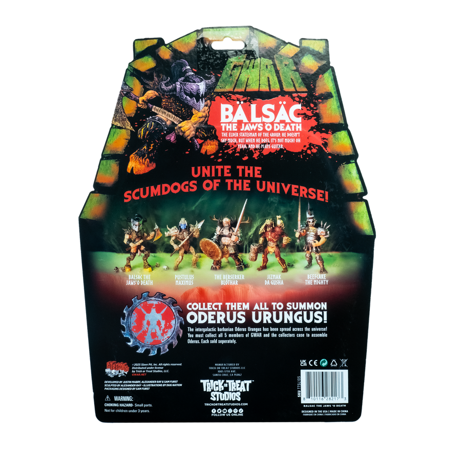 GWAR - Balsac the Jaws 'O Death - 5" Action Figure