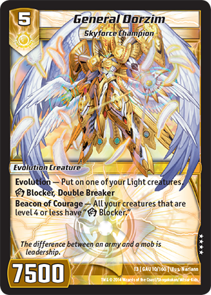 Kaijudo | General Dorzim - Level 5 (13GAU) | The Nerd Merchant