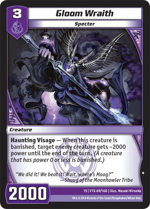 Kaijudo | Gloom Wraith - Level 3 (15VTX) | The Nerd Merchant