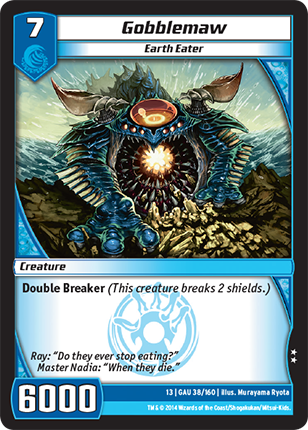 Kaijudo | Gobblemaw - Level 7 (13GAU) | The Nerd Merchant