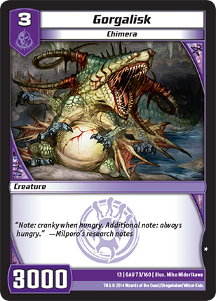 Kaijudo | Gorgalisk - Level 3 (13GAU) | The Nerd Merchant