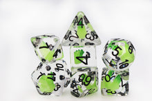 Foam Brain Games | Acquisitions Inc Green Flame RPG Dice Set | The Nerd Merchant