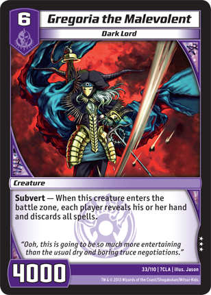 Gregoria the Malevolent - Level 6 (07CLA)