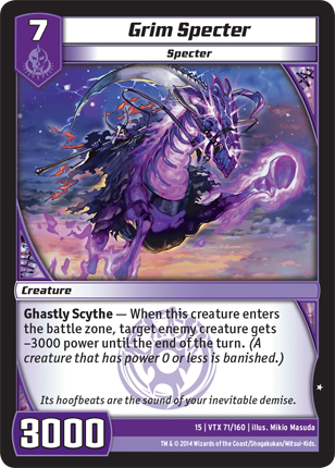 Kaijudo | Grim Specter - Level 7 (15VTX) | The Nerd Merchant