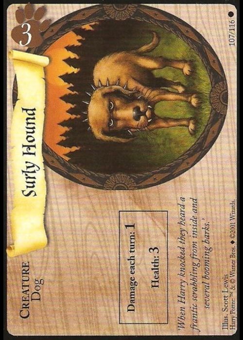 Harry Potter TCG | Surly Hound - Base Set #107/116 | The Nerd Merchant