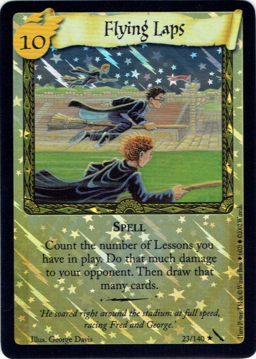 Harry Potter TCG | Flying Laps (Foil) - Chamber of Secrets #23/140 | The Nerd Merchant