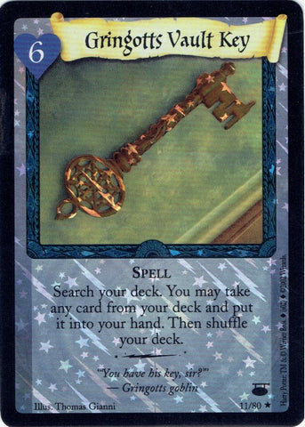 Harry Potter TCG | Gringotts Vault Key (Foil) - Diagon Alley #11/80 | The Nerd Merchant