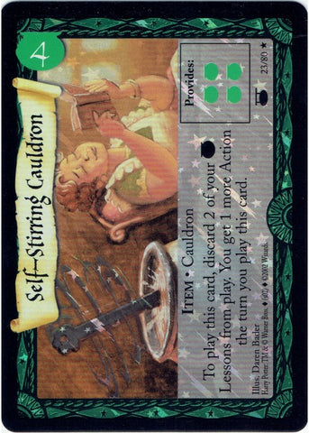 Harry Potter TCG | Self-Stirring Cauldron (Foil) - Diagon Alley #23/80 | The Nerd Merchant