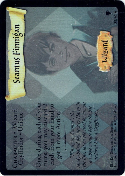 Harry Potter TCG | Seamus Finnigan (Holo) - Quidditch Cup #25/80 | The Nerd Merchant