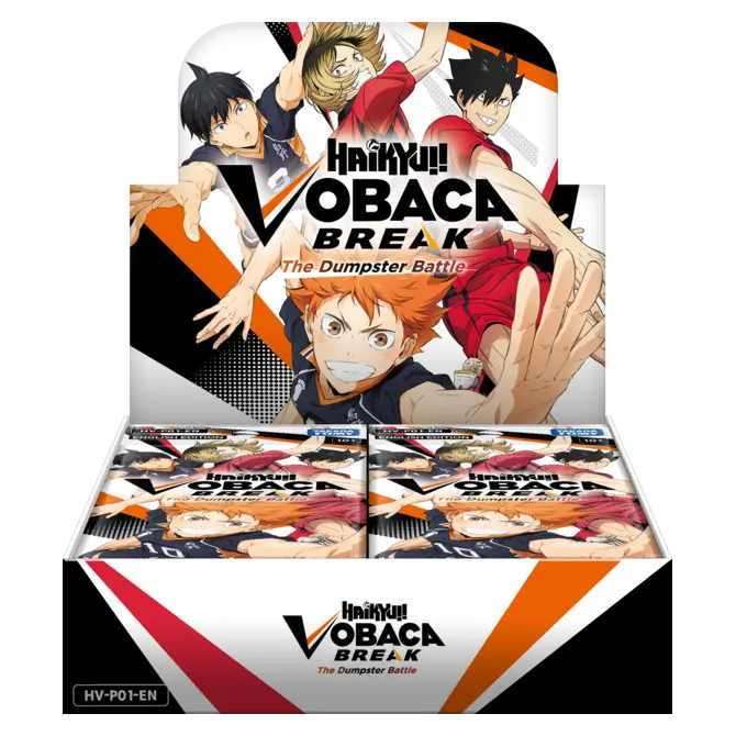 Haikyu!! Vobaca!! Break TCG: Vol 1 Booster Display