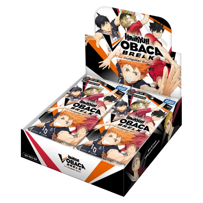 Haikyu!! Vobaca!! Break TCG: Vol 1 Booster Display