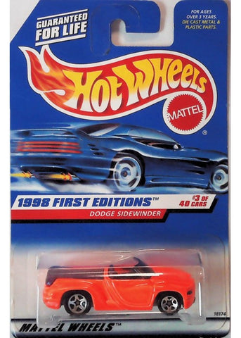 Hot Wheels | Dodge Sidewinder (#634) - Orange [EUC] | The Nerd Merchant