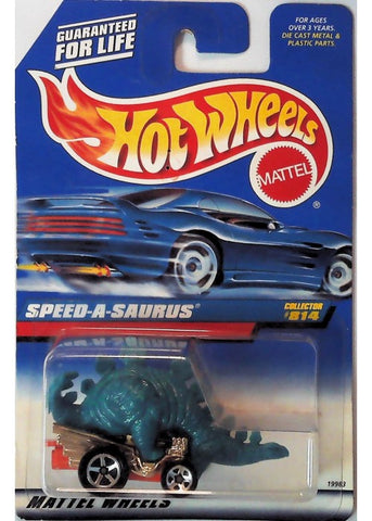Hot Wheels | Speed-A-Saurus (#814) - Green [EUC] | The Nerd Merchant