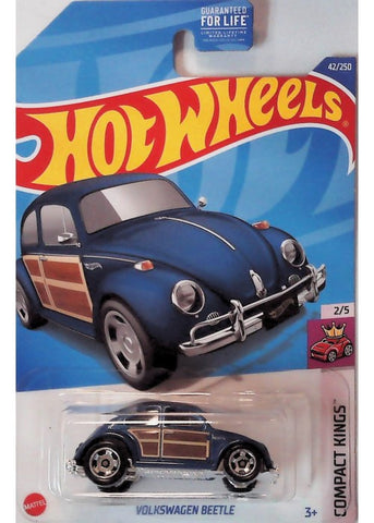 Hot Wheels | Volkswagen Beetle #42 (Compact Kings) - Blue [EUC] | The Nerd Merchant