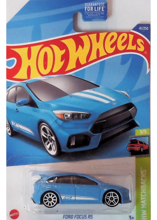 Hot Wheels | Ford Focus RS #41 (HW Hatchbacks) - Blue [EUC] | The Nerd Merchant