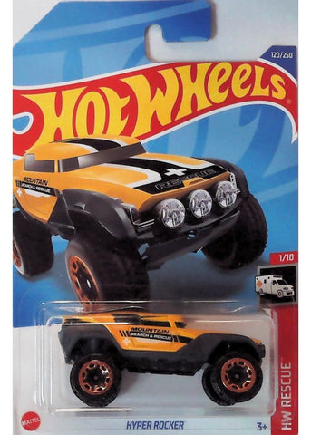 Hot Wheels | Hyper Rocker #120 (HW Rescue) - Yellow [EUC] | The Nerd Merchant
