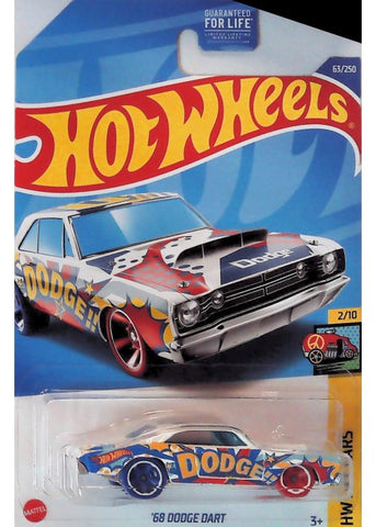 Hot Wheels | '68 Dodge  Dart #63 (HW Art Cars) - White [EUC] | The Nerd Merchant