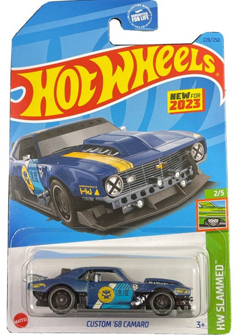 Hot Wheels | Custom ’68 Camaro (HW Slammed) - Blue [NIP] | The Nerd Merchant