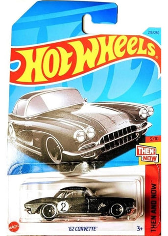 Hot Wheels | ’62 Corvette (Then and Now) - Grey [NIP] | The Nerd Merchant