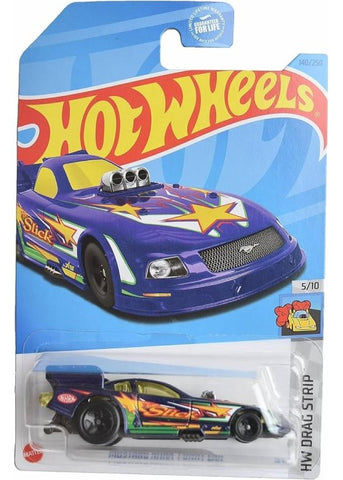 Hot Wheels | Mustang NHRA Funny Car (HW Drag Strip) - Blue [NIP] | The Nerd Merchant