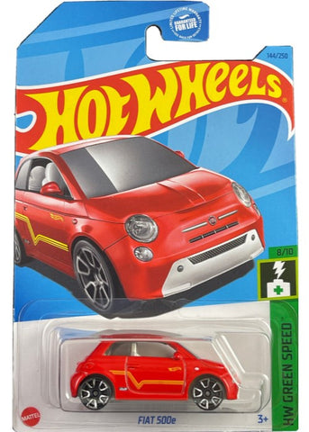 Hot Wheels | Fiat 500e (HW Green Speed) - Red [NIP] | The Nerd Merchant