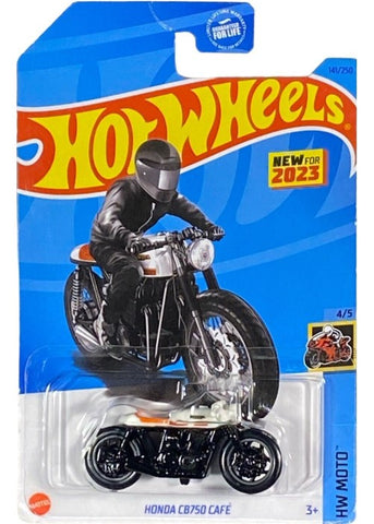 Hot Wheels | Honda CB750 Cafe (HW Moto) - Tan [NIP] | The Nerd Merchant