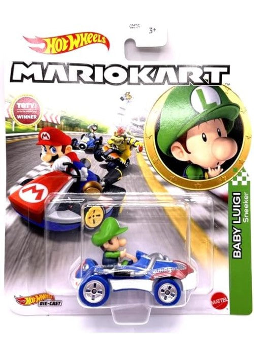 Hot Wheels | Marko Kart - Baby Luigi Sneeker | The Nerd Merchant