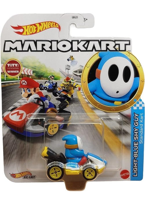 Hot Wheels | Marko Kart - Light-Blue Shy Guy Standard Kart | The Nerd Merchant