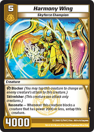 Kaijudo | Harmony Wing - Level 5 (13GAU) | The Nerd Merchant