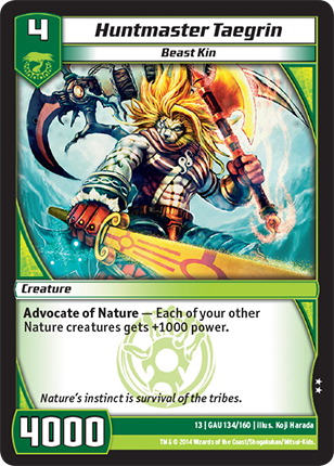 Kaijudo | Huntmaster Taegrin - Level 4 (13GAU) | The Nerd Merchant