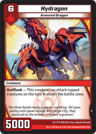 Kaijudo | Hydragon - Level 6 (15VTX) | The Nerd Merchant