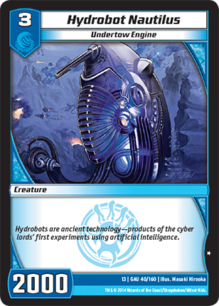 Kaijudo | Hydrobot Nautilus - Level 3 (13GAU) | The Nerd Merchant