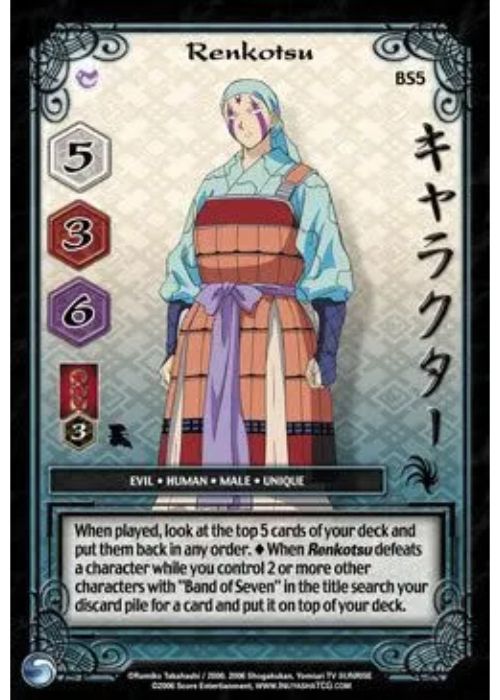 InuYasha TCG | Renkotsu - Band of Seven #BS5 | The Nerd Merchant