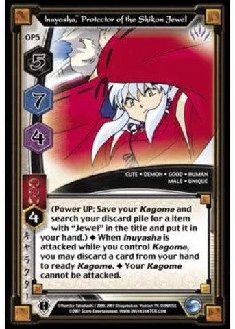 InuYasha TCG | Inuyasha Protector of the Shikon Jewel (Foil) - Promo #OP5 | The Nerd Merchant