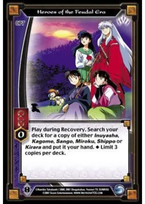 InuYasha TCG | Heroes of the Feudal Era (Foil) - Promo #OP7 | The Nerd Merchant