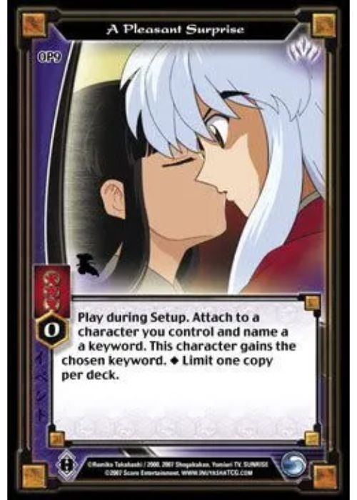 InuYasha TCG | A Pleasant Surprise (Foil) - Promo #OP9 | The Nerd Merchant