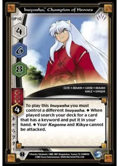 InuYasha TCG | Inuyasha Champion of Heroes (Foil) - Promo #OP10 | The Nerd Merchant