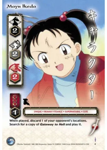 InuYasha TCG | Mayu Ikeda - Tetsusaiga 1st Ed #4 | The Nerd Merchant